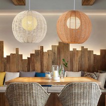 라탄전등갓 일본 등나무 수제 호텔 카페 거실 침실 인테리어 13종, B 라탄전등갓