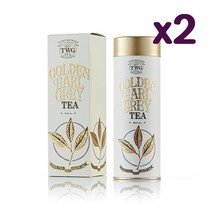 TWG 골든 얼그레이 잎차 기프트 틴 100g x2개 Golden Earl Grey Loose Leaf