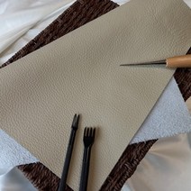 무두쟁이 천연소가죽원단 (30cm x30cm)재단판매 -오플시리즈, 오플베이지