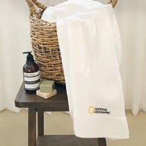 내셔널지오그래픽 30수 바스타올, 화이트, 1개