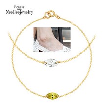 JJ쥬얼리 [NeeGee] 14K GOLD 소울아이 체인 발찌