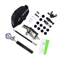 10pcs 자전거 타이어 수리 세트 자전거 타이어 펑크 수리 키트 패치 공기 바늘 공기 압력 게이지, type1