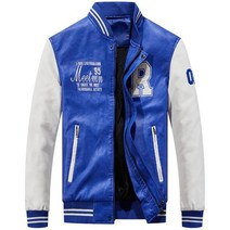 자켓 남성 자수 야구 자켓 가죽 코트 슬림 피트 칼리지 럭셔리 플리스 파일럿 가죽 자켓