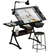 그림 테이블 아트 드로잉테이블 거치대 이젤 작업대