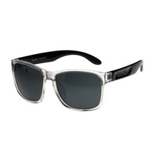 국산 편광율 99.9% 미러 스포츠 선글라스 낚시 골프 운전 등산 도시어부, 기본사이즈, C14투명블랙다리+블랙렌즈