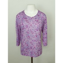 할머니옷 엄마옷 중년여성 꽃무늬 라운드 칠부티 면 100% 60대 70대 80대 90 ~ 110 120 (왕대) 여름 (엄마네옷장)