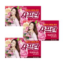 샤프란 아로마시트 섬유유연제 핑크 센세이션, 3개, 50매입