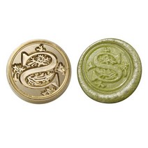 실링왁스세트 스템프 씰링 다꾸키트Retro Sealing Wax Stamp Head 26 Alphabet A-Z Letter Seals Set Tools, 19 S
