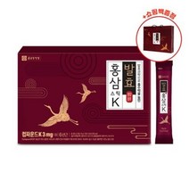 종근당 발효홍삼K 스틱 농축액 컴파운드케이K 건강사 추석 명절 부모님 선물세트 사포닌, 3박스