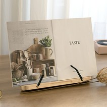 원목 5단 높이조절 독서대 도서대 편백나무 독서대 책받침대 어린이 독서대 필기용 독서대 갤럭시탭거치대 아이패드거치대 필기독서대 원목 메모패드 미니독서대 사무실 책상 꾸미기, 평판형