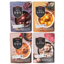 홈플러스 시그니처 죽 4종세트(단팥 단호박 된장 소고기)450g 각12개씩 총48개