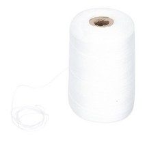 yehu 면화 요리 문자열 안전 정육 꼬기 베이커 스레드 트러스 묶기 가금류 구운 고기 소시지 만들기 DIY 공예, [01] White, [01] 500MX0.05CM