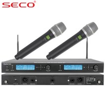 세코(SECO) S-770RH 2CH 고급 무선마이크 시스템 900Mhz 듀얼 충전기 별매! 바디팩 핸드 타입변경 가능 국산! 핀 헤드셋마이크 별매!, 벨트팩(핀마이크)