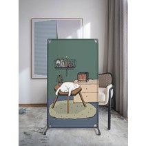 가벽파티션 패브릭 가벽 북유럽 심플 전시장 천, AD[80x180cm]