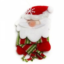 크리스마스 부직포트리장식(목도리 산타) 깔끔이마트, 상세페이지 참조