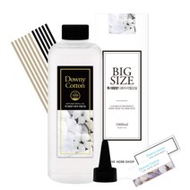 더허브샵 특대용량 디퓨저 리필오일, 다우니코튼, 1000ml, 1개