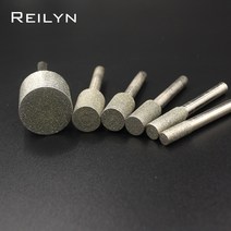 연마재120 6mm 6mm-30mm 그라인딩 헤드 다이아몬드 에머리 생산용 비트, 09 Cylinder 30mm