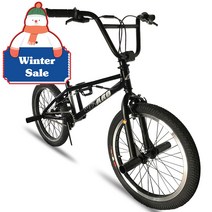지멘스 BMX자전거 위저드20인치 크로몰리크랭크암 핸들360도회전 자전거, 146cm, 위저드20(매트블랙)_미조립 기본박스(공구미포함)