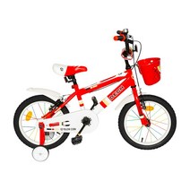 [벤조24보조바퀴] 옐로우콘 어린이자전거 데크 18형 네발자전거 보조바퀴자전거, 데크(18인치 레드)