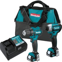 Makita CT232 최대 12V CXT 리튬 이온 무선 2개. 콤보 키트 (1.5Ah)