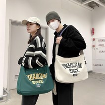 크로스백 남성 트렌드 카고 숄더백 캔버스 여성 숄더백 카고 메신저백