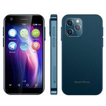 핸드폰 싸게 사는 법 soyes xs12 저녁 식사 미니 4g lte 스마트폰 3gb 64gb android 9 0 wifi mobile phone hotspot pocket, 16GB tf 카드 추가, 파란색 3GB 64GB