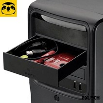 외장 씨디롬 cd리더기 블루레이odd 노트북 cd롬 cd룸 외장odd 새로운 블랙 523 플로피 드라이브 5.25인치 금속 쉘 컴퓨터 섀시 -rom 드라이브 서랍 보관함 캐비닛, 검은 색