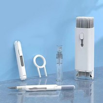 키보드청소 만능 브러쉬세트 창틀 컴퓨터 이어폰 휴대용 청소솔, 블루