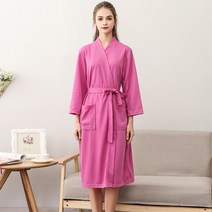 방한작업복 봄 가을 남성 와플 롱 목욕 가운 수분 흡수 속건 가운 패션 타올 플러스, XXXL70-100kg, 15
