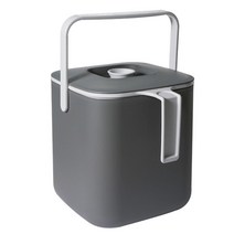 올콕히키스 분리형 밀폐형 음식물 쓰레기통 3L 채반 휴지통 수거함 배수형 형쓰레기통+allcokㅍㄱ, 옵_화이트