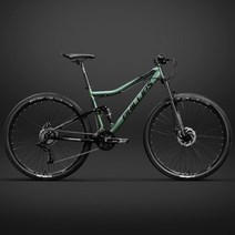 풀샥mtb 입문용 엠티비 산악 자전거 충격흡수 수입 성인 청소년 오프로드, 27단, 26인치, Searcher 그린
