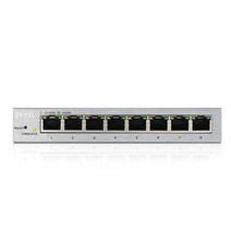 Zyxel 8 포트 기가비트 웹 관리 스위치 | 플러그 앤 플레이 | VLAN QoS IGMP 및 LAG 지원 | 팬리스 [GS1200-8]