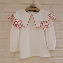 밀리밤 NC05 꽃받침카라 블라우스 MLBL22853