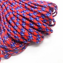 DIY 공예용품 장식품 폼폼 리본 5야드 4mm 멀티 컬러 파라 코드 550 낙하산 등산 끈 로프 밀 사양 유형 III, 01 01