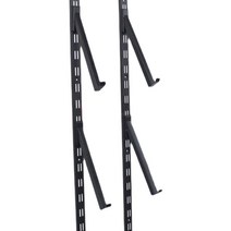 스노우 보드 보관 벽걸이형 보드보관함 보드랙, 기둥 2개 바닥 6개를 펀칭으로 고정해야 함 기둥 2개