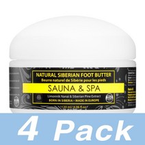 네추라 시베리카 풋 버터 크림 사우나 스파 케어 Natura Siberica Sauna Spa Beurre 120Ml 4개