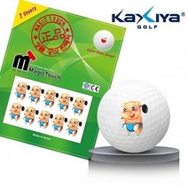 카시야 골프공 스티커 매직터치 돼지띠