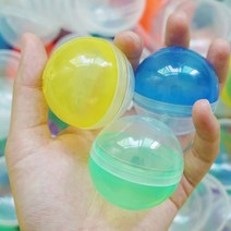 달자샵 알록달록 레인보우 뽑기캡슐 공병 다양한 사이즈 장난감 피큐어 다용도 추첨볼, 32mm-랜덤30p