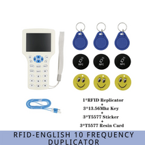 안전 영어 10 icid 주파수 rfid 액세스 제어 카드 리더 nfc 암호화 카드 라이터 uid 칩 복사기 스마트 키 복사기, 08cd-suit2