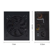 JULONGFENGBAO 액티브 PC 풀 모듈 고효율 컴퓨터 전원 공급 장치 80 플러스 브론즈 SFX 마이크로 400W 1102, 01 400W