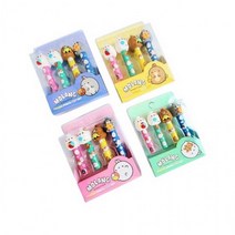 2000 몰랑 피규어 연필캡 세트 vol.2 4종 중 랜덤, 상세페이지 참조