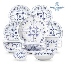 체코 체스키포슬란 프라하블루, 01.테이블웨어/01-16.사각생선접시 PB594