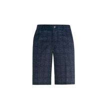 [슈페리어] 남성 여름 서커원단 체크 패턴 반바지 네이비 (S0Z720749)