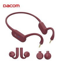 골전도 스포츠 블루투스 Dacom G100 다이나믹 드라이버 및 2in1 방수 이어폰 스포츠 블루투스 헤드폰 무선 헤드셋, 01 BS03 -RED-CN
