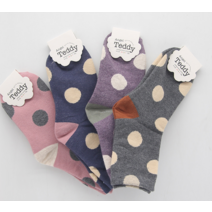 (5종세트)땡땡이 아동양말(팝팝)