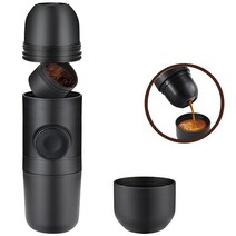 Decdeal 캠핑 수동 미니 휴대용 커피머신 70ml, LD-101