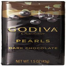 Godiva Dark Chocolate Pearls 1.5-ounces (Pack of 6), 1, 43g