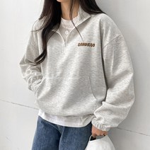 하이제시카 / 아방핏 벌룬소매 데일리 아노락 반집업 맨투맨
