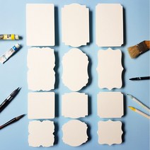 종이타일 액자 캘리그라피 젠탱글 수채 일러스트 드로잉 두꺼운종이 카드지 종이 카드 용지 만들기 메시지 축하 생일 감사, 19x27 10장