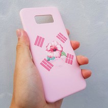 우리일쌍 무광 무궁화 태극기 핑크 스마트폰 케이스/폰케이스 기종 최신 Best LG 애플 노트 스마트폰 선물 갤럭시 (3588625), 아이폰8